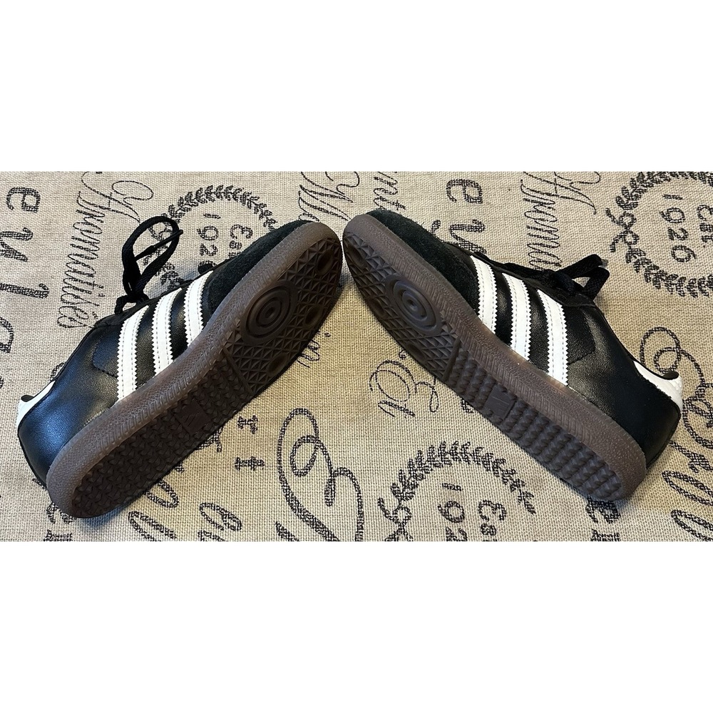 Adidas Samba Classic Youth Size Kids 13.5 Black Gum Casual Shoe Sneaker - Picture 7 of 9
